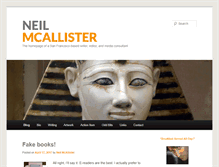 Tablet Screenshot of neilmcallister.com